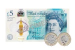 New 1 Coin & 5 Polymer Banknote