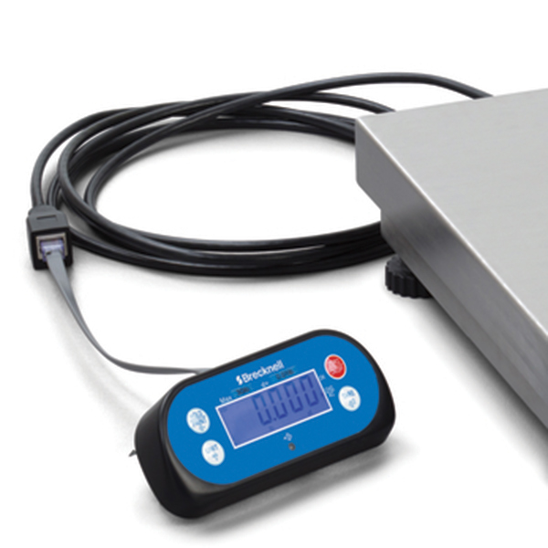 Brecknell Floor Scale with LCD Indicator, 1000-Lb. Capacity, Model