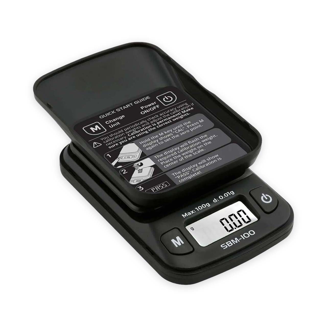 Mini Balnce Scale On Balance SBM-100 Mini Collapsible Bowl Scale – 100g × 0.01g
