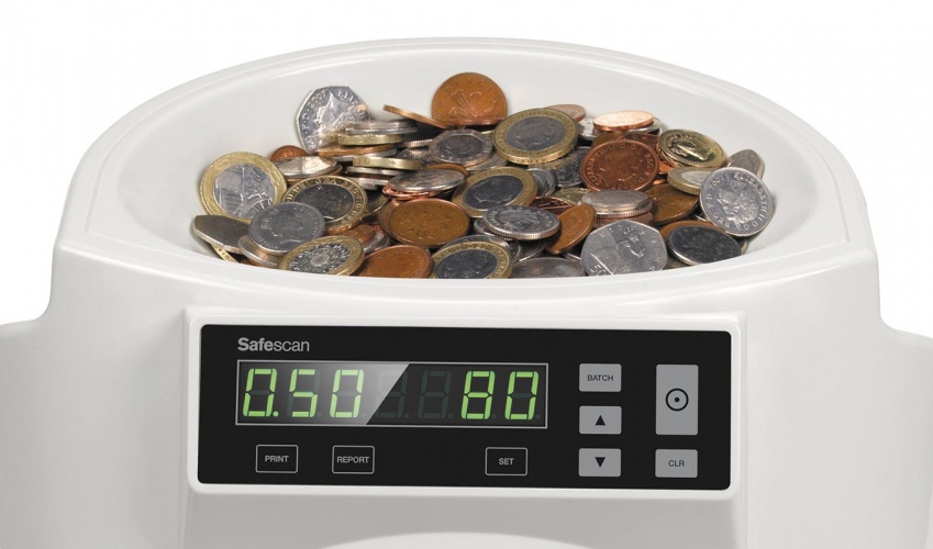 Safescan 1250 GBP Coin Counter & Sorter