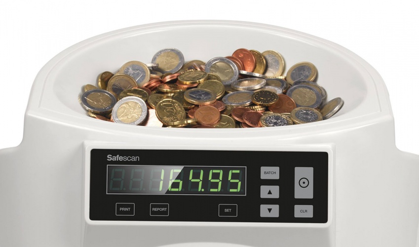 Safescan 1250 EURO Coin Counter & Sorter